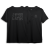 CAMISETA NEGRA EL MUNDO ES DE LOS GATOS