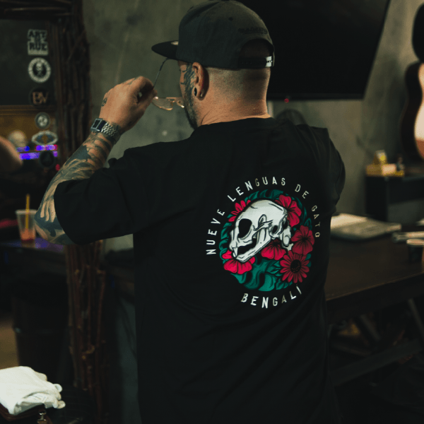 CAMISETA NEGRA BENGALÍ - Imagen 2