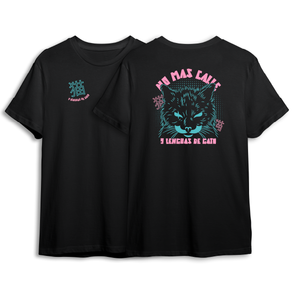 CAMISETA NEGRA NO MÁS CALLE