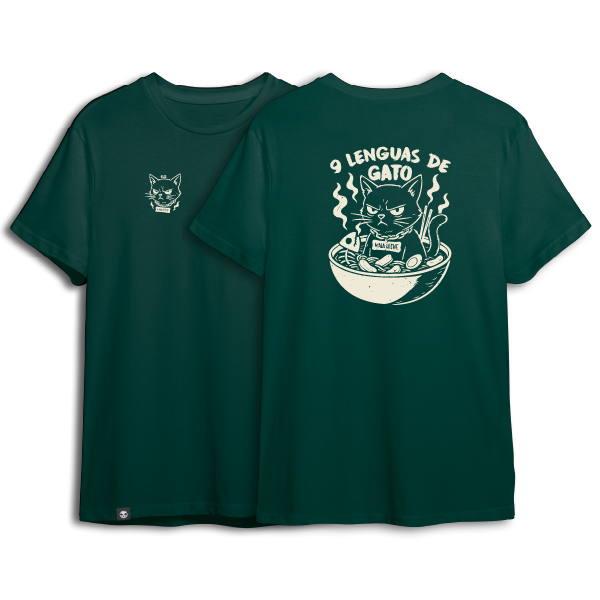 CAMISETA VERDE JADE MALA LECHE