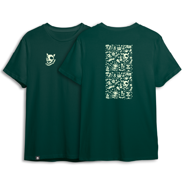 CAMISETA VERDE JADE PATRON