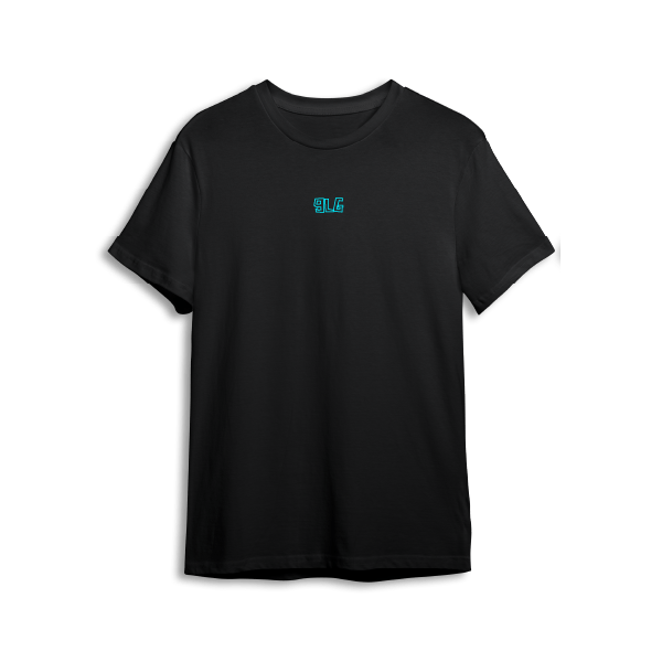 CAMISETA NEGRA BÁSICA 9LG CONTORNO AZ