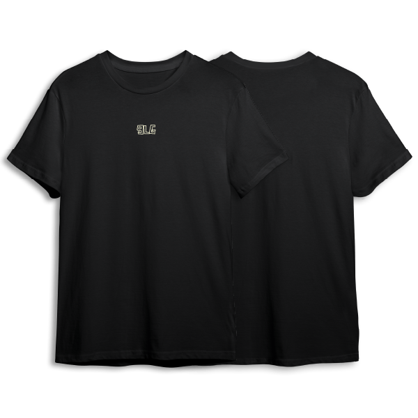 CAMISETA NEGRA BÁSICA 9LG CONTORNO CRM