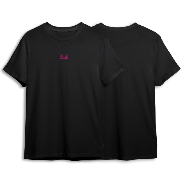 CAMISETA NEGRA BÁSICA 9LG CONTORNO MAG