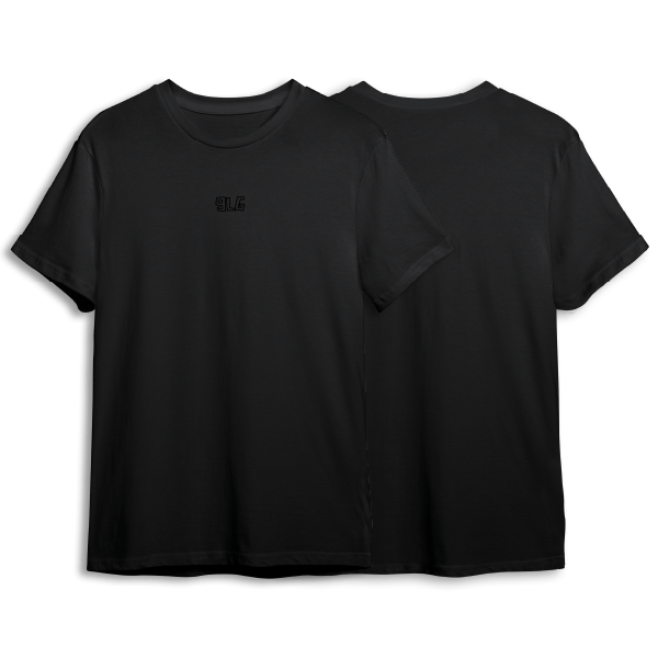 CAMISETA NEGRA BÁSICA 9LG CONTORNO NG