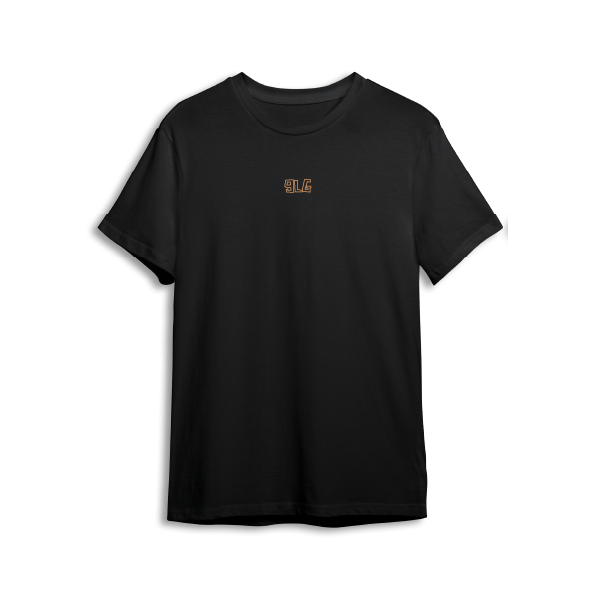 CAMISETA NEGRA BÁSICA 9LG CONTORNO TER