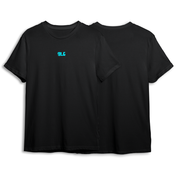 CAMISETA NEGRA BÁSICA 9LG AZUL