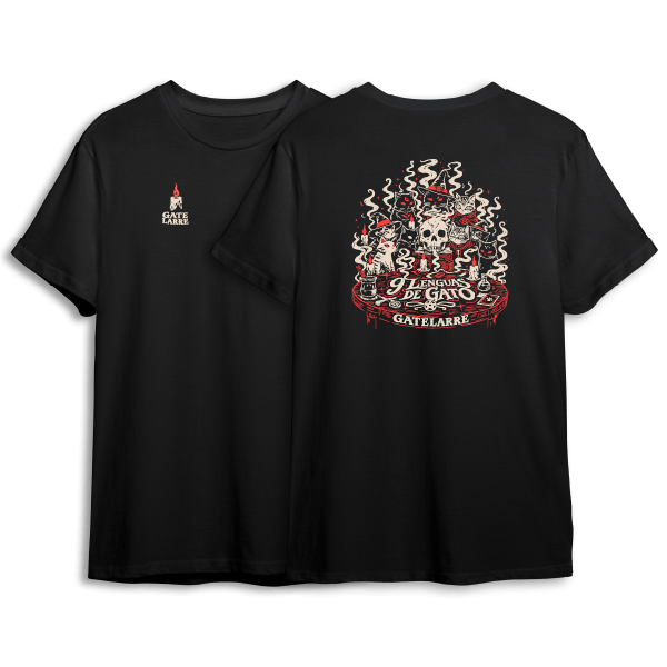 CAMISETA NEGRA GATELARRE